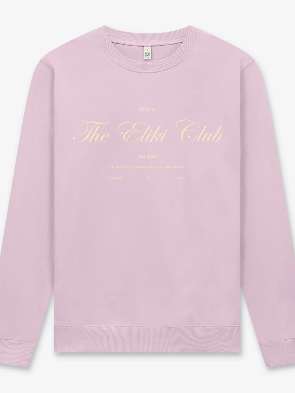 "The Eliki Club" Sweatshirt - Pink, Medium